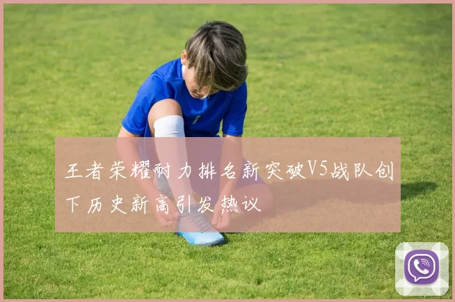 王者荣耀耐力排名新突破V5战队创下历史新高引发热议